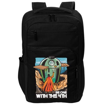 Be One With The 4th BBQ Parody Impact Tech Backpack