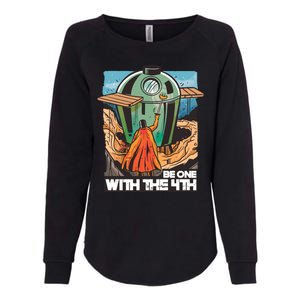 Be One With The 4th BBQ Parody Womens California Wash Sweatshirt