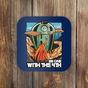 Be One With The 4th BBQ Parody Coaster