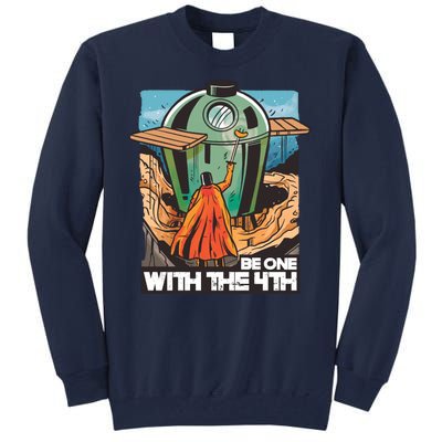 Be One With The 4th BBQ Parody Tall Sweatshirt