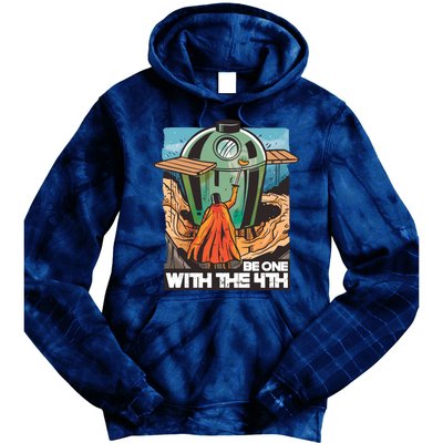 Be One With The 4th BBQ Parody Tie Dye Hoodie