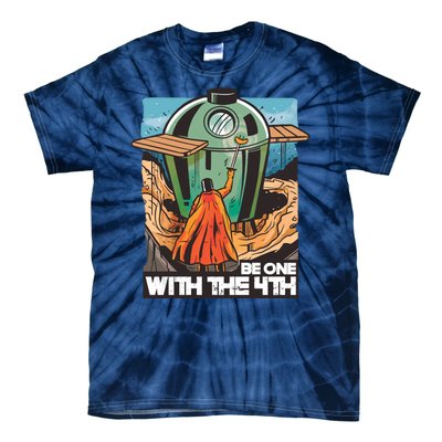 Be One With The 4th BBQ Parody Tie-Dye T-Shirt