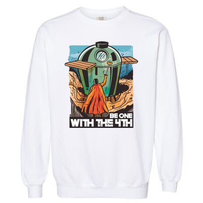 Be One With The 4th BBQ Parody Garment-Dyed Sweatshirt