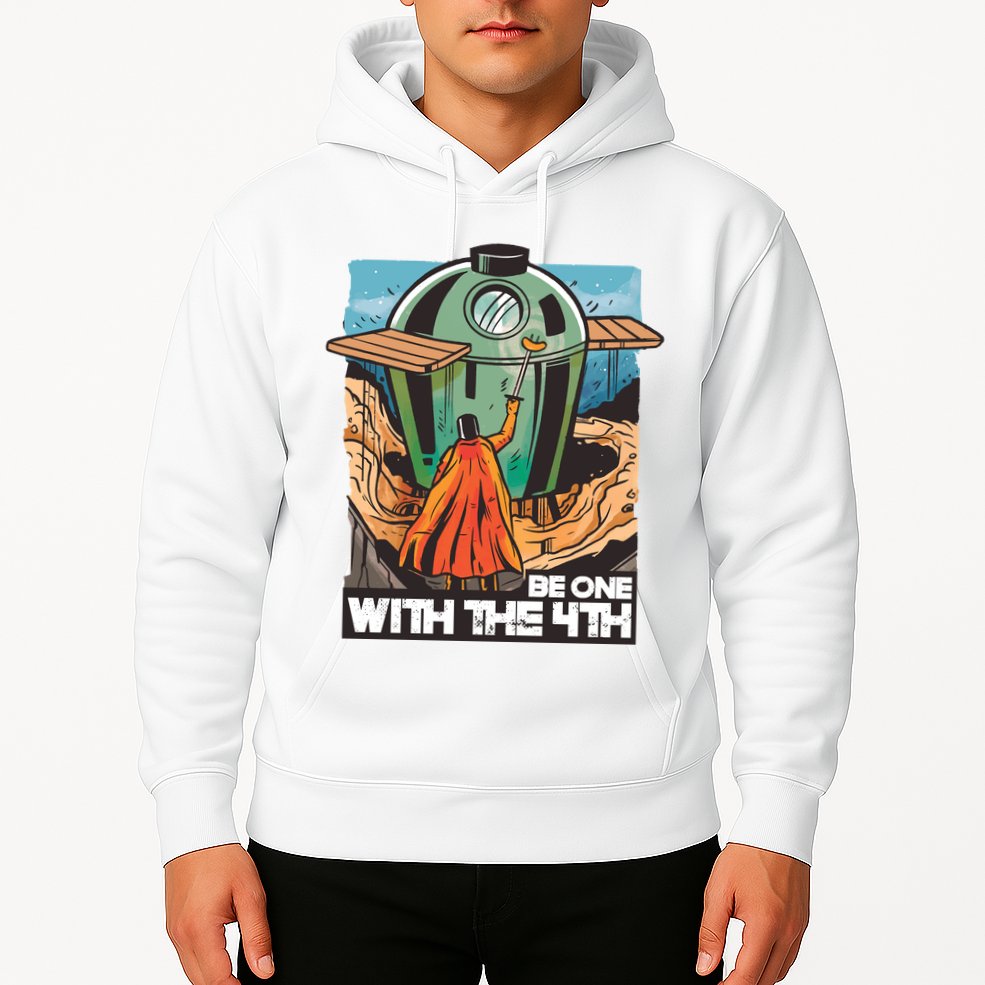 Be One With The 4th BBQ Parody Hoodie