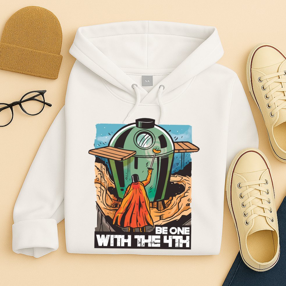 Be One With The 4th BBQ Parody Hoodie