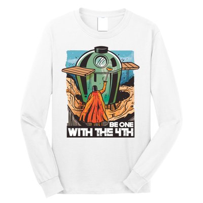 Be One With The 4th BBQ Parody Long Sleeve Shirt