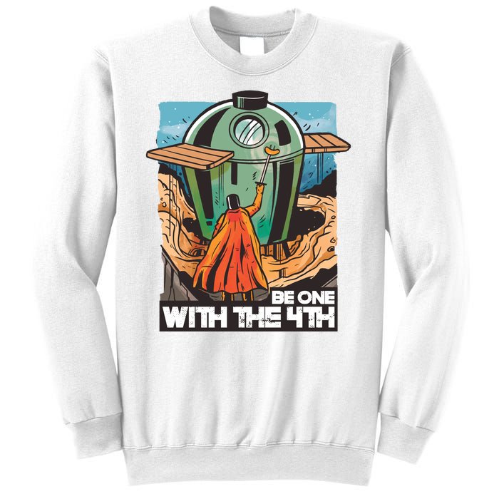 Be One With The 4th BBQ Parody Sweatshirt