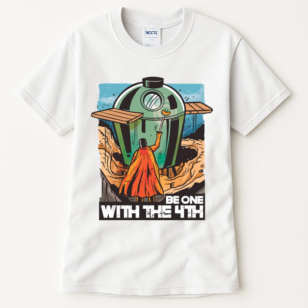 Be One With The 4th BBQ Parody Tall T-Shirt