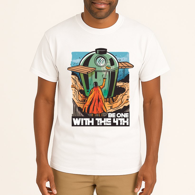 Be One With The 4th BBQ Parody Tall T-Shirt
