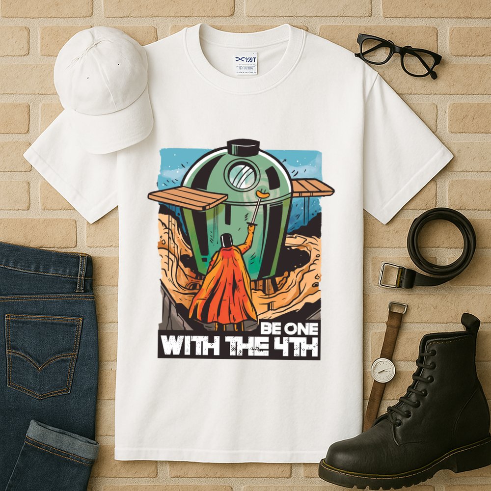 Be One With The 4th BBQ Parody Tall T-Shirt