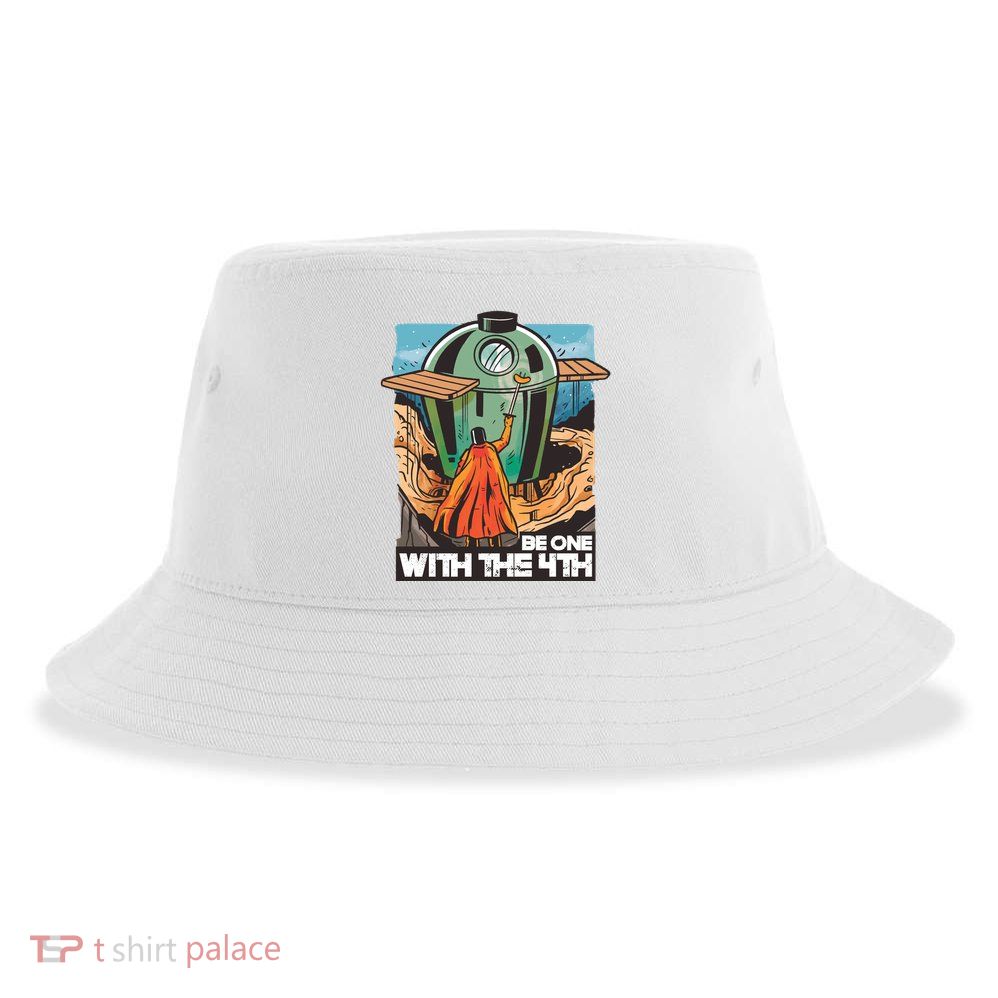 Be One With The 4th BBQ Parody Sustainable Bucket Hat