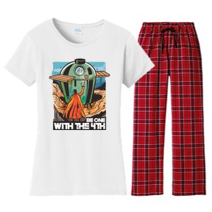 Be One With The 4th BBQ Parody Women's Flannel Pajama Set