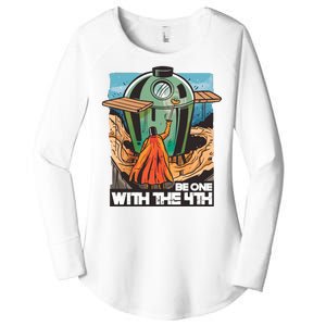 Be One With The 4th BBQ Parody Women's Perfect Tri Tunic Long Sleeve Shirt