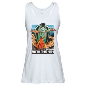 Be One With The 4th BBQ Parody Ladies Essential Flowy Tank