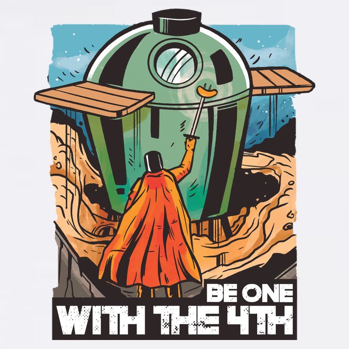 Be One With The 4th BBQ Parody Flatbill Hat