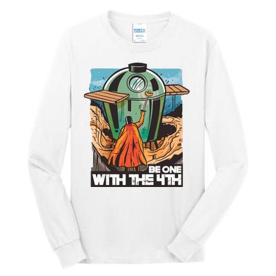 Be One With The 4th BBQ Parody Tall Long Sleeve T-Shirt