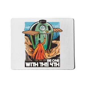 Be One With The 4th BBQ Parody Mousepad