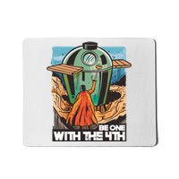 Be One With The 4th BBQ Parody Mousepad