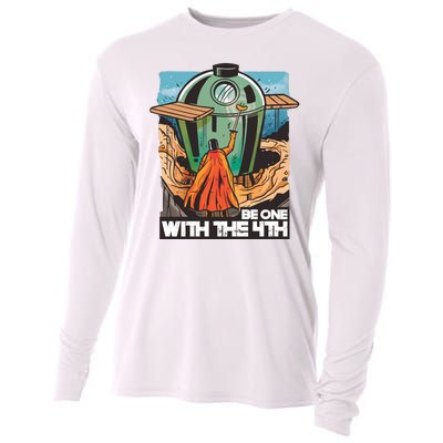 Be One With The 4th BBQ Parody Cooling Performance Long Sleeve Crew