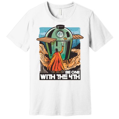 Be One With The 4th BBQ Parody Premium T-Shirt