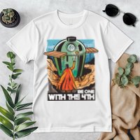 Be One With The 4th BBQ Parody Premium T-Shirt