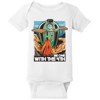 Be One With The 4th BBQ Parody Baby Bodysuit