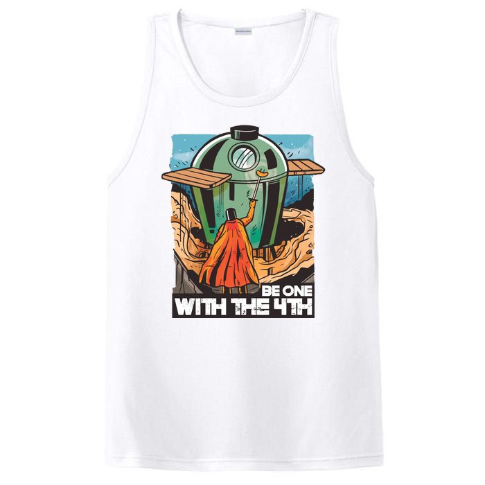 Be One With The 4th BBQ Parody PosiCharge Competitor Tank