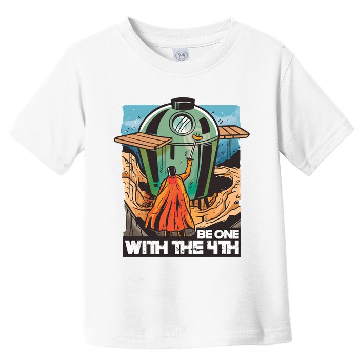Be One With The 4th BBQ Parody Toddler T-Shirt