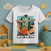 Be One With The 4th BBQ Parody Toddler T-Shirt