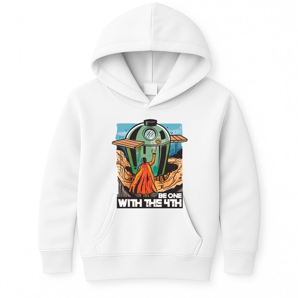 Be One With The 4th BBQ Parody Kids Hoodie