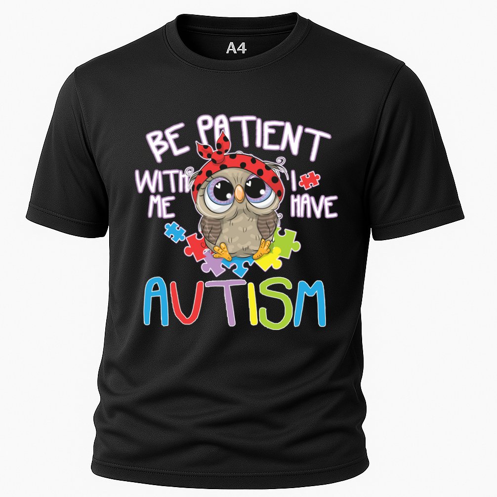 Be Patient With Me Autism Owl Performance Shirt