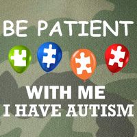 Be Patient With Me I Have Autism Legacy Tie Dye Trucker Hat