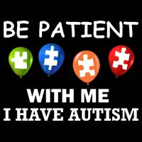 Be Patient With Me I Have Autism Drawstring Bag