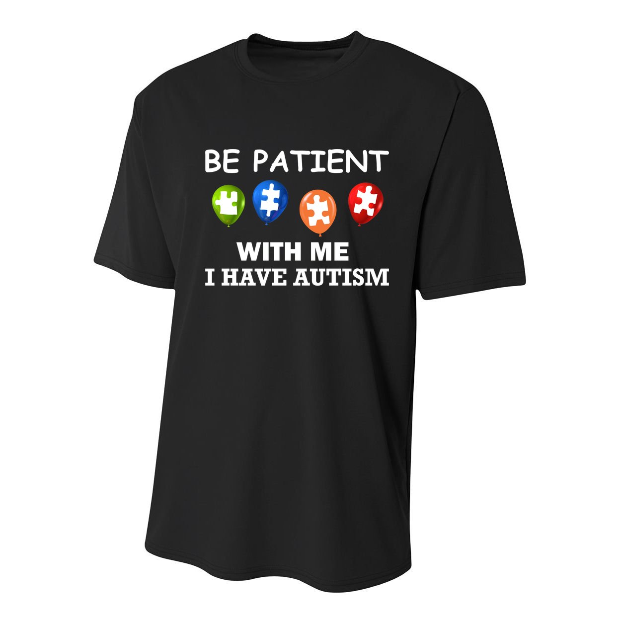 Be Patient With Me I Have Autism Youth Performance Sprint T-Shirt