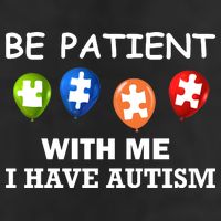 Be Patient With Me I Have Autism Golf Towel