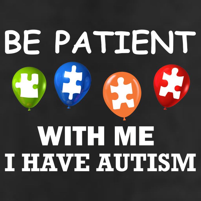 Be Patient With Me I Have Autism Golf Towel