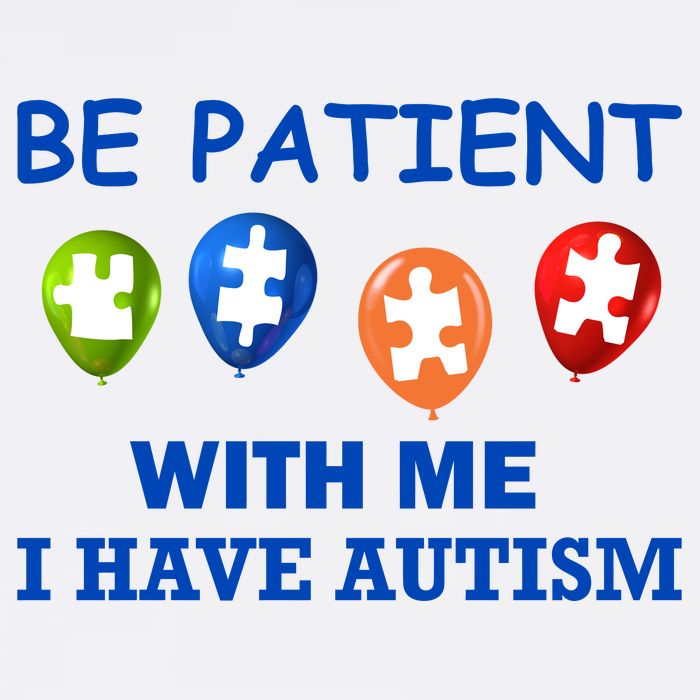 Be Patient With Me I Have Autism Garment-Dyed Sweatshirt
