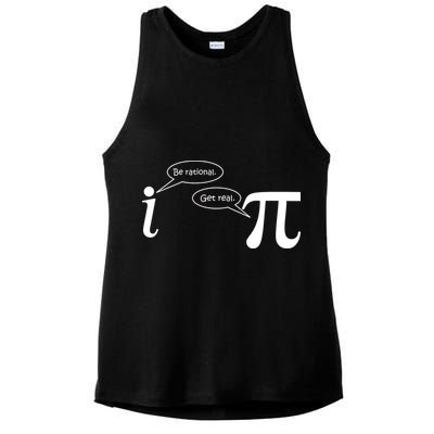 Be Rational Get Real Pi Math Ladies PosiCharge Tri-Blend Wicking Tank