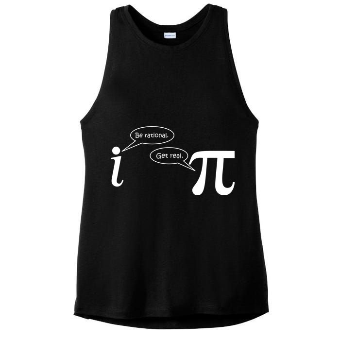 Be Rational Get Real Pi Math Ladies PosiCharge Tri-Blend Wicking Tank