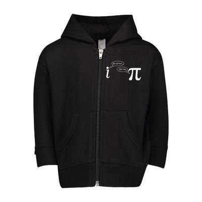 Be Rational Get Real Pi Math Toddler Zip Fleece Hoodie