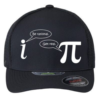 Be Rational Get Real Pi Math Flexfit Unipanel Trucker Cap