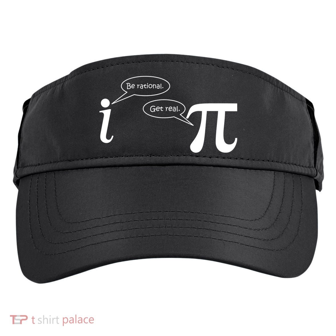 Be Rational Get Real Pi Math Adult Drive Performance Visor
