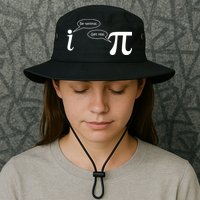 Be Rational Get Real Pi Math Bucket Hat
