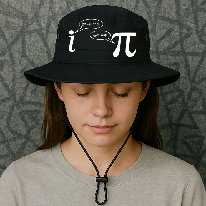 Be Rational Get Real Pi Math Bucket Hat