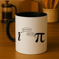 Be Rational Get Real Pi Math Coffee Mug