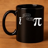 Be Rational Get Real Pi Math 11oz C Handle Ceramic Mug