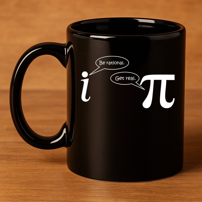 Be Rational Get Real Pi Math 11oz C Handle Ceramic Mug
