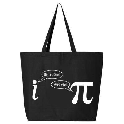 Be Rational Get Real Pi Math 25L Jumbo Tote