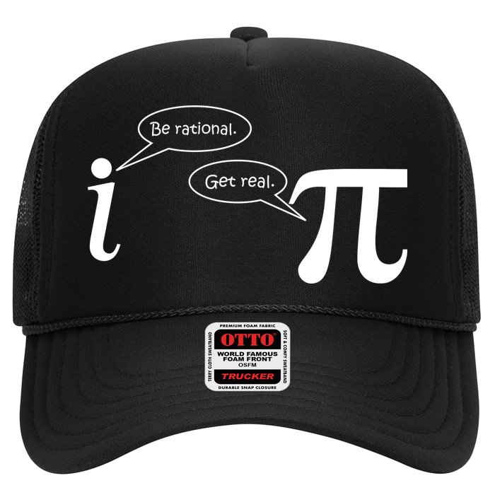 Be Rational Get Real Pi Math Trucker Hat