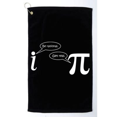 Be Rational Get Real Pi Math Golf Towel